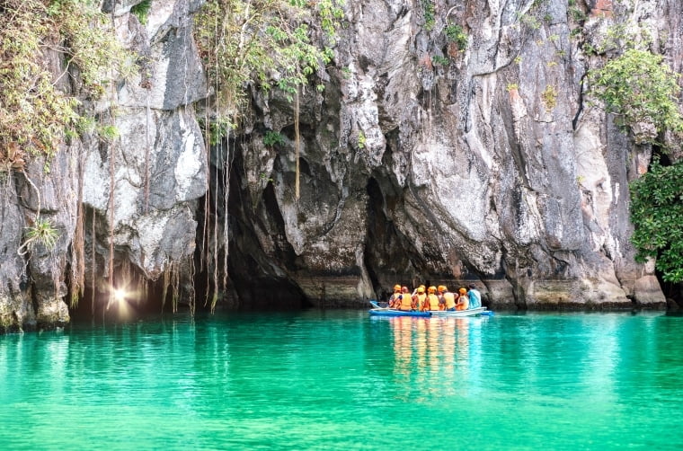 Raul subteran din Puerto Princesa