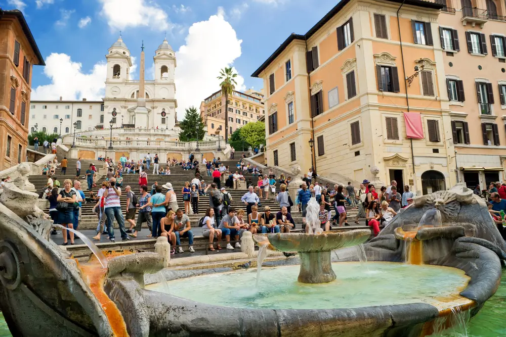 Treptele Spaniole (Scalinata di Trinita dei Monti)