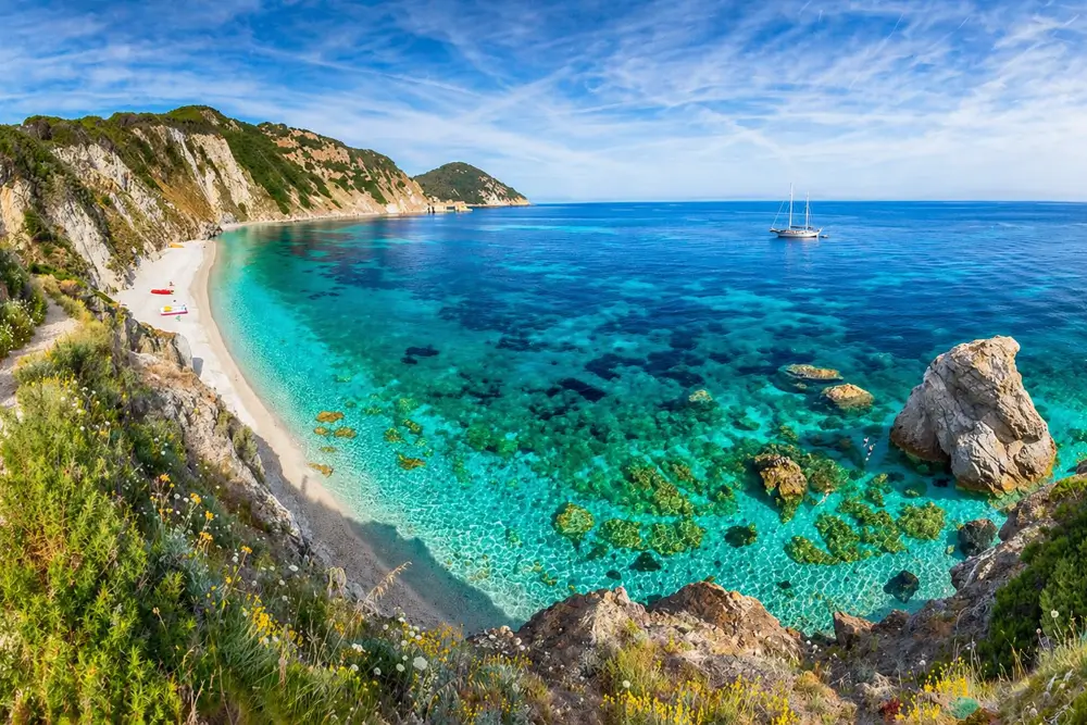 Plaja Sansone, Insula Elba (Toscana)