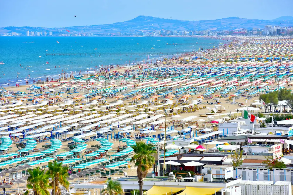Plajele din Rimini (Emilia Romagna)